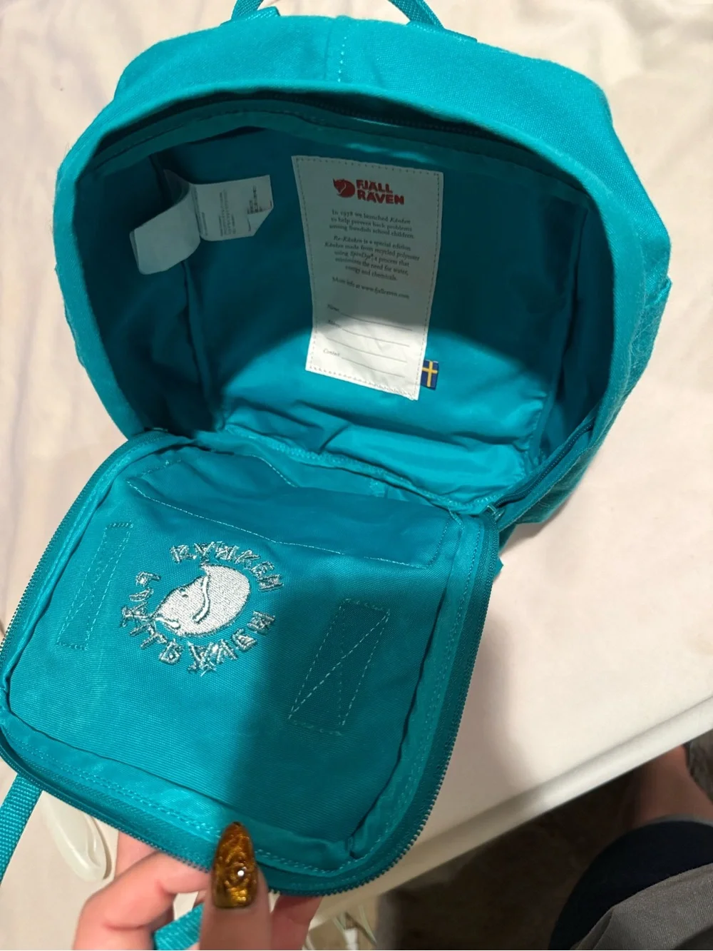 Fjällräven Kånken Mini Backpack Teal